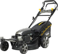 TEXAS Benzin-Rasenmäher mit leistungsstarkem Antrieb, E-Start, 3-in-1-Funktion, schwenkbarer Vorderachse, 51 cm Schnittbreite