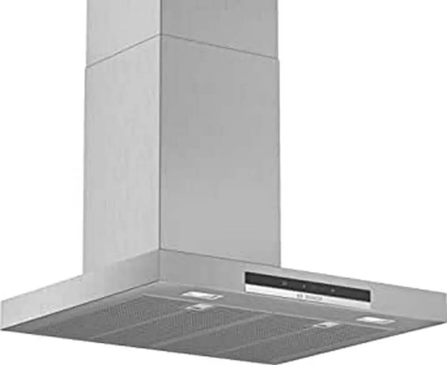 Bosch DWB67IM50 Serie 4 Wandhaube, 60 cm, Umluft und Abluft, deutsche Qualität, gleichmäßige LED-Beleuchtung, intuitive DirectSelect-Steuerung, 3 Leistungsstufen und Intensivstufe